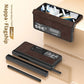 Aluminum Alloy Frame Magnetic Bracket All-Inclusive Nappa Leather Electroplating Phone Case For Samsung Galaxy Z Fold3 Fold4 5G