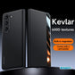 Luxurious Leather Cover With Magnetic Coil & Card Holder For Galaxy Z Fold 7/6/5/4