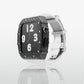 Luxury Metal Case Strap For Apple Watch Series 44/45 mm - mycasety2023 Mycasety
