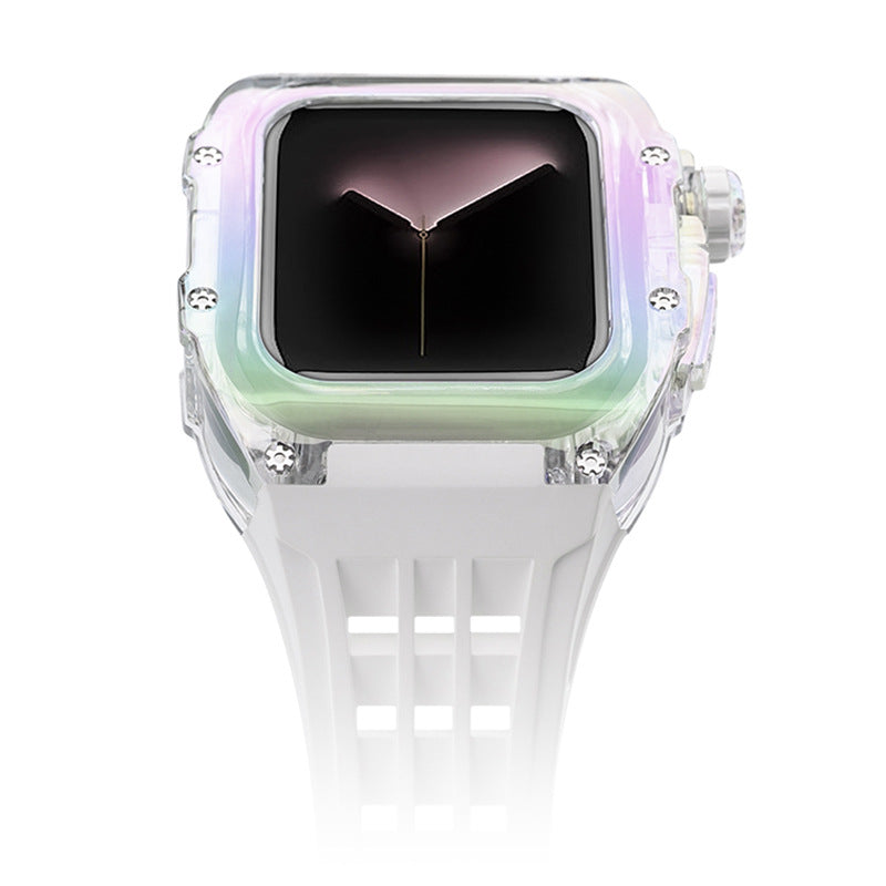 Luxury Case Strap For Apple Watch Series 44/45 mm - Mycasety Mycasety