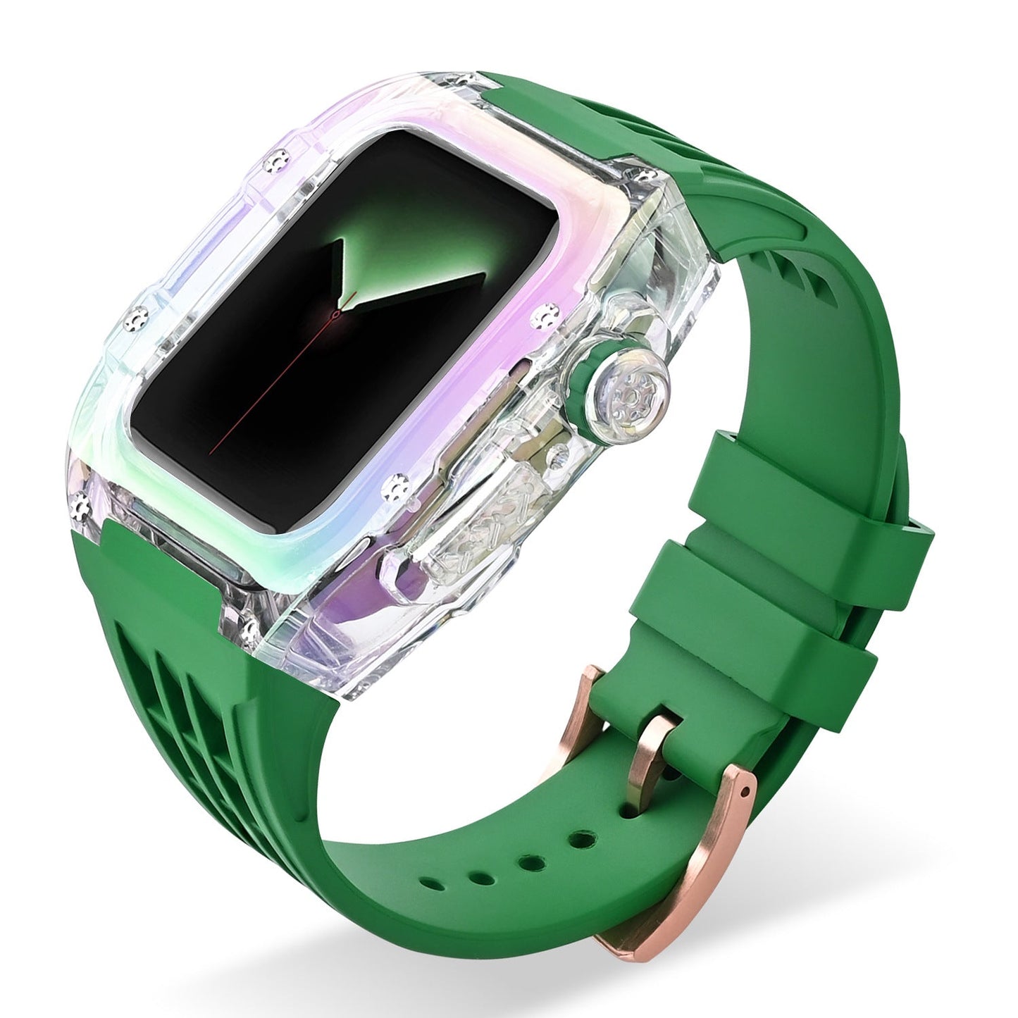 Luxury Case Strap For Apple Watch Series 44/45 mm - Mycasety Mycasety