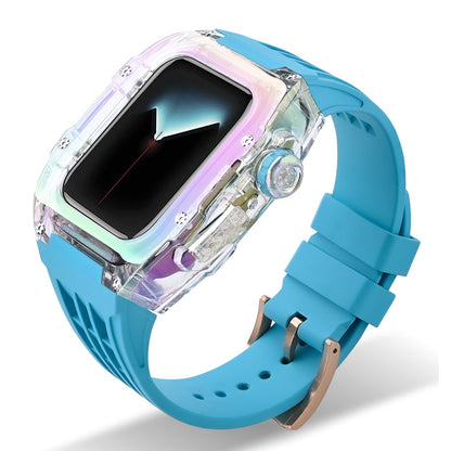 Luxury Case Strap For Apple Watch Series 44/45 mm - Mycasety Mycasety