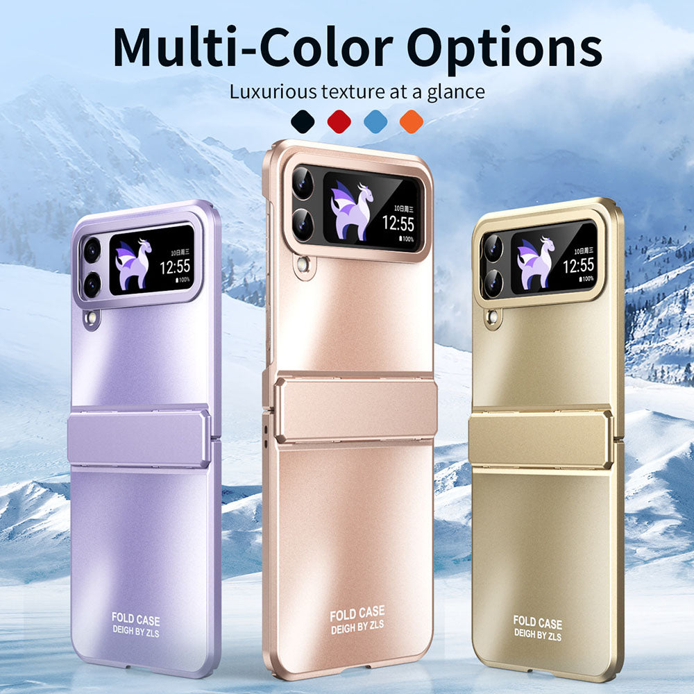 Newest Frosted Plating Phone Case For Samsung Galaxy Z Flip3 Flip4 5G