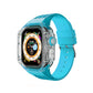 High-End Customized Fully Transparent Watch Case With FKM Band For Apple Watch