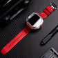 High-End Customized Fully Transparent Watch Case With FKM Band For Apple Watch