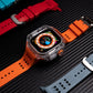 High-End Customized Fully Transparent Watch Case With FKM Band For Apple Watch
