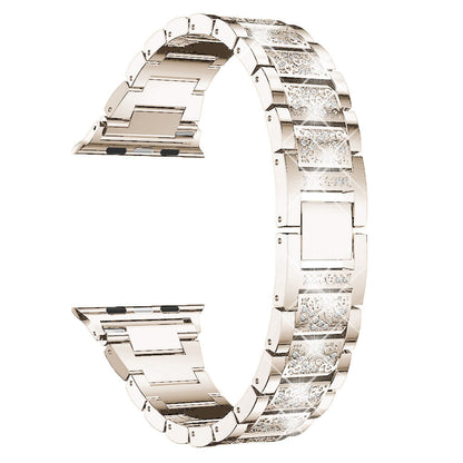 Newest Rhinestones-set Stainless Steel Metal Link Band For Apple Watch