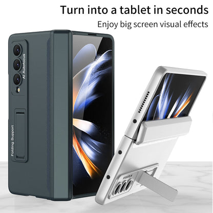 Magnetic Hinge Stand All-included Case With Back Screen Protector For Samsung Galaxy Z Fold5 Fold4 Fold3 5G