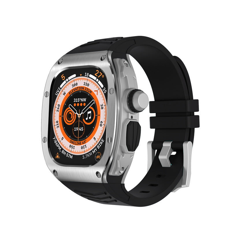 Luxury Metal Case Strap For Apple Watch Ultra 49mm