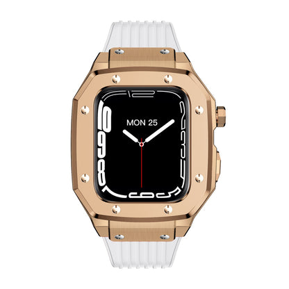 Luxury Metal Case Strap For Apple Watch Series