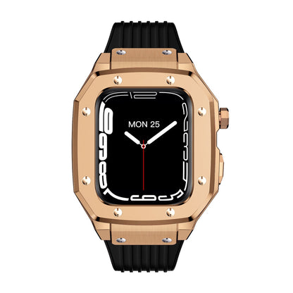 Luxury Metal Case Strap For Apple Watch Series