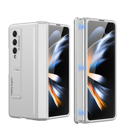 Magnetic Hinge Stand All-included Case With Back Screen Protector For Samsung Galaxy Z Fold5 Fold4 Fold3 5G