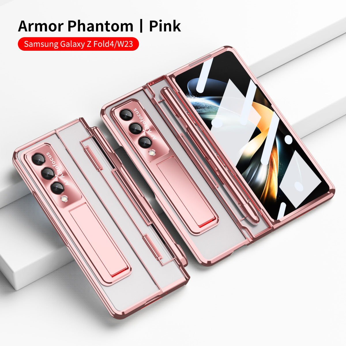 Enhanced Version of Armor Hinge Folding Shell Case For Samsung Galaxy Z Fold3 Fold4